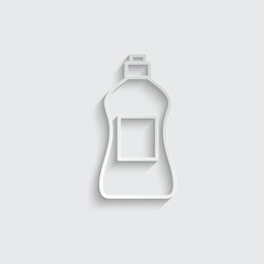 dish soap detergent icon vector 