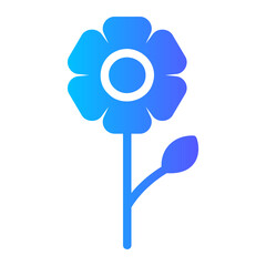 flower gradient icon