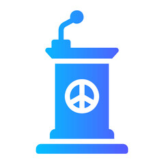 podium gradient icon