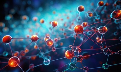 A close up of a bunch of balls and wires. Generative AI.