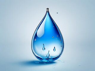 water drop with earth , World Water Day , Generative Ai