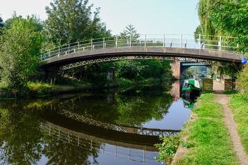Narrowboat on the Calder and Hebble