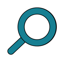 Search icon line filled illustration