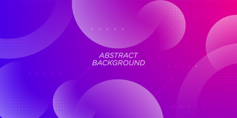 Dynamic dark purple gadient to pink abstract background with circle pattern and lines. Dark purple gradient colorful background. Eps10 vector