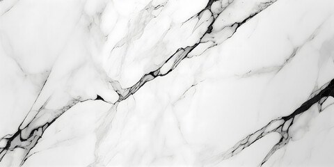 panoramic white background from marble stone texture for design. generative ai.