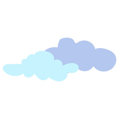 Cloud flat illustration