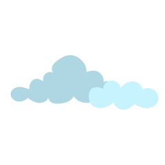 Cloud flat illustration