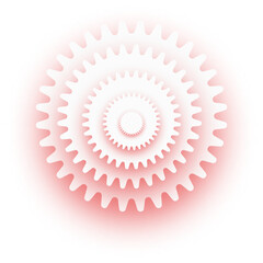 Blending Light, Paper Cut 3D, Flower, Star, and Shadow for Decorative Magic