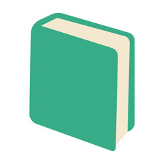 Book flat illustration