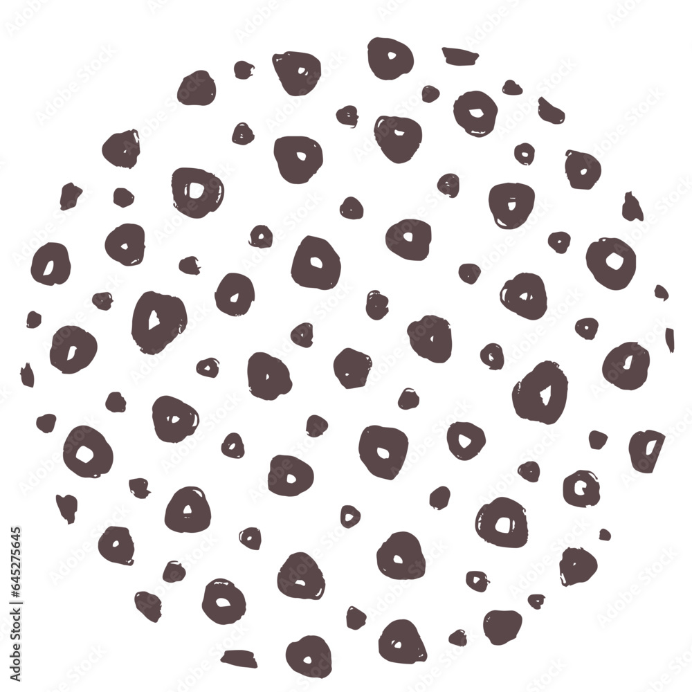 Poster Patterned circle shape