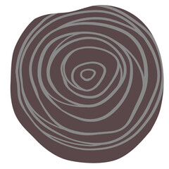 Patterned circle shape