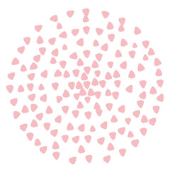 Patterned circle shape