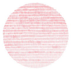 Patterned circle shape