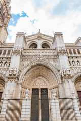 Fototapeta na wymiar Toledo Cathedral in the Historic City of Toledo, Spain - A UNESCO World Heritage Site