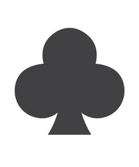 Card Symbols Set Icon in Black and White Vector Backgrounds