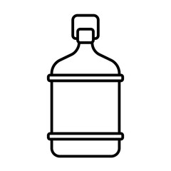 Gallon water bottle outline icon