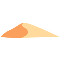 Desert flat illustration