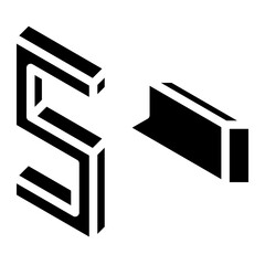 letter S glyph 