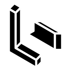 letter L glyph 