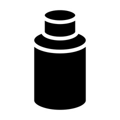 pill bottle glyph 