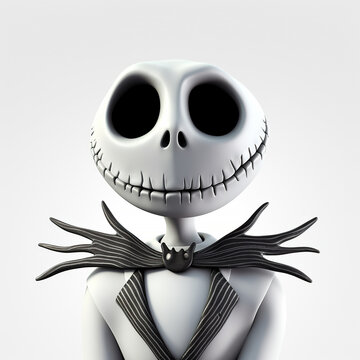 Cute smile skeleton