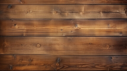 Fototapeta premium A grunge-style, rustic brown wooden timber texture, ideal for wall, floor, or table backgrounds.