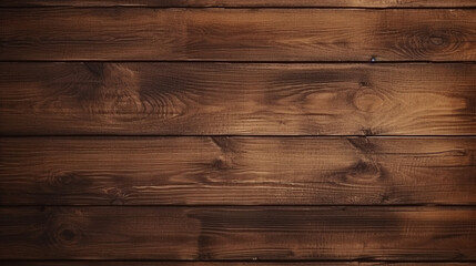 An aged, grunge-style wooden timber texture in rustic brown, suitable for backgrounds on walls, floors, or tables.