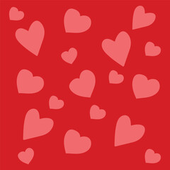 Love caring pattern background. Valentine abstract pattern art