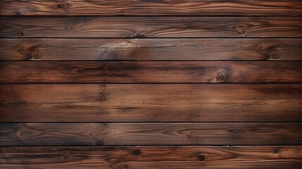 Fototapeta premium An aged, grunge-style wooden timber texture in rustic brown, suitable for backgrounds on walls, floors, or tables.