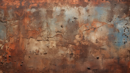 Rustic and weathered steel texture with corrosion and rust