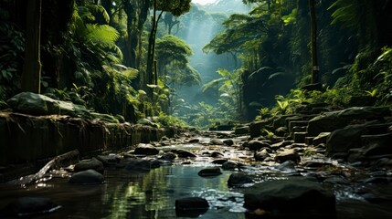 waterfall in the forest