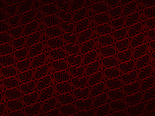 High contrast glossy red and black striped background. Abstract technology graphic banner design. Vector corporate background.