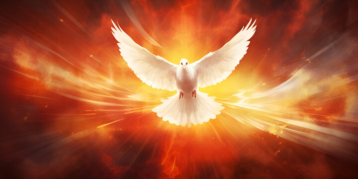 Pentecost Design Images The Holy Spirit is God's Guarantee  Skilled Workman The Holy Spirit in Christianity Ai Generative