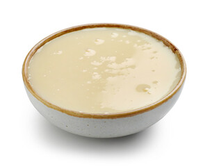 bowl of condensed milk
