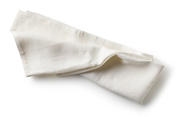 folded cotton napkin