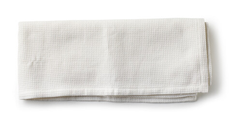 folded cotton napkin