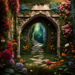 Fototapeta premium gate to the castle