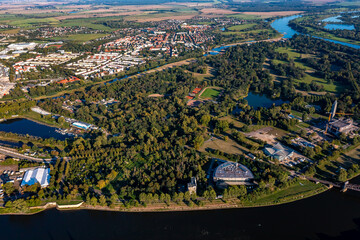 Magdeburg in Sachsen Anhalt aus der Luft | Luftbilder von Magdeburg 
