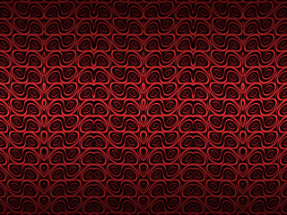 High contrast glossy red and black striped background. Abstract technology graphic banner design. Vector corporate background.