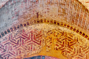 Islamic style medieval architecture in Alhambra, Spain