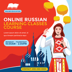 Online Webinar Poster Design great for Social Media Post Template