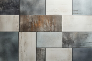A porcelain tile texture with a variety of finishes, suitable for floors and walls. background 