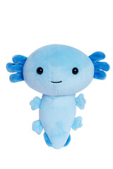 Cute plush toy isolated on white background