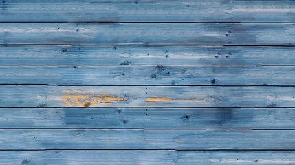 Blue wooden planks background. Wooden texture. Blue wood texture. Wood plank background. Generative AI.