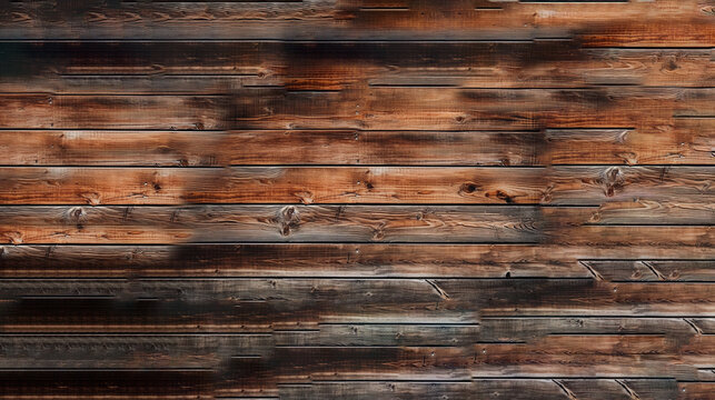 at 11-59 Vintage wood background. Grunge wooden weathered oak or pine textured planks. Aged brown or red color. generative ai.