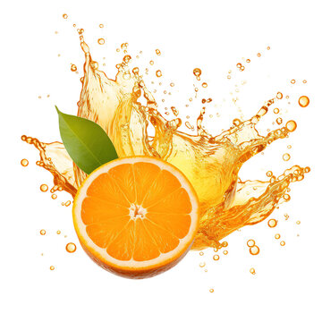 orange splash