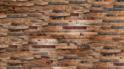 reclaimed wood Wall Paneling texture. generative ai.