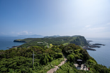 Fototapeta premium 大バエ灯台からの眺望