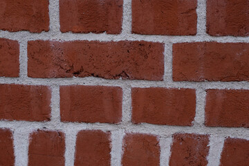Obraz premium red brick wall background