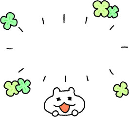 A speech bubble emoticon